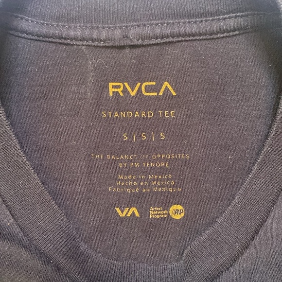 RVCA The Balance of Opposites by PM Tenore Camo Graphic Long Sleeve T-Shirt. - Picture 3 of 5